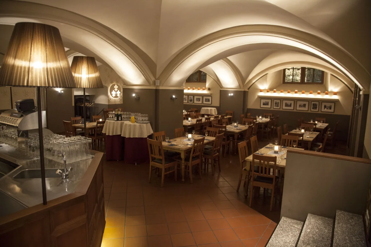 the event space under old arches